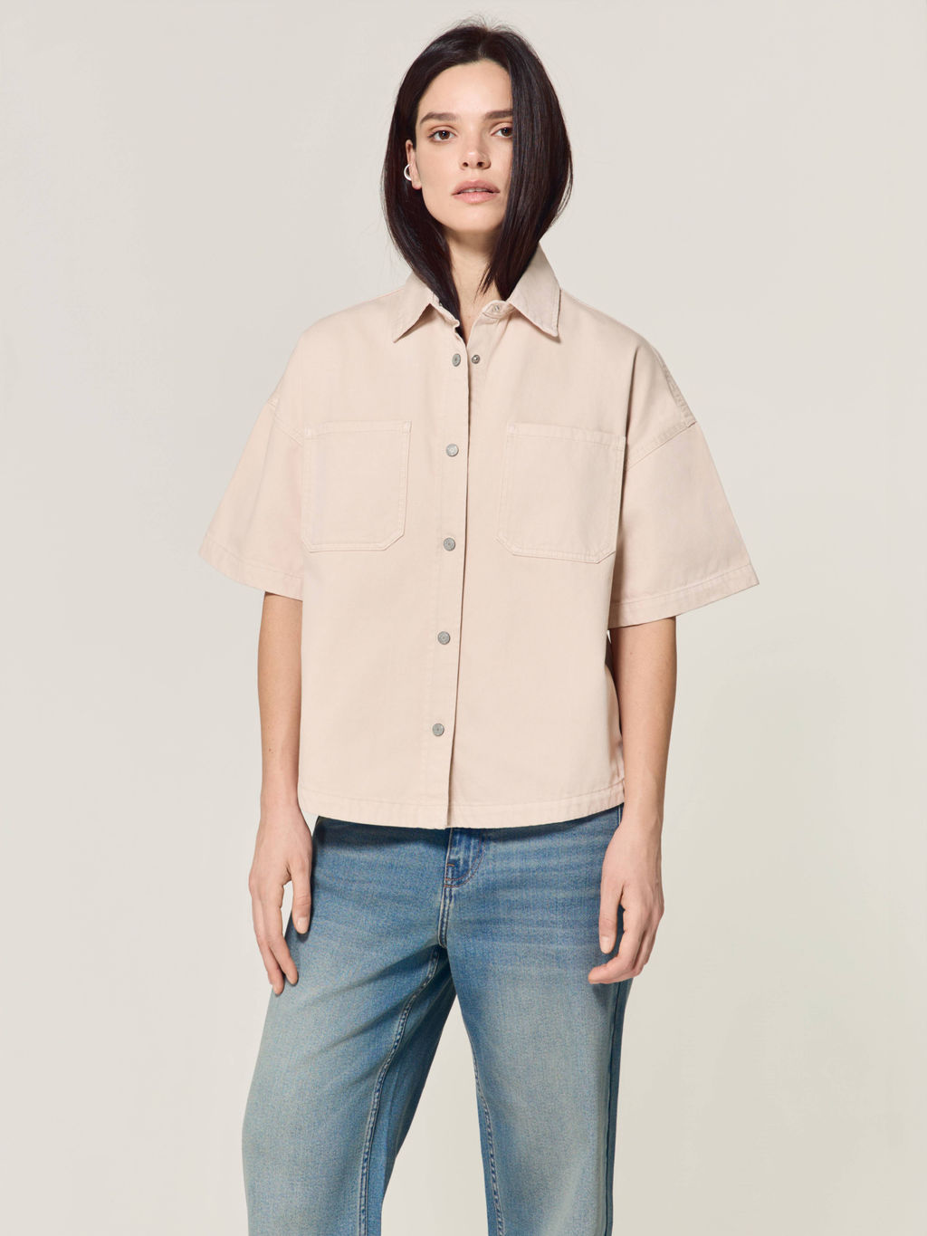 CONTE CON-926 Ветровка джинсовая женская beige