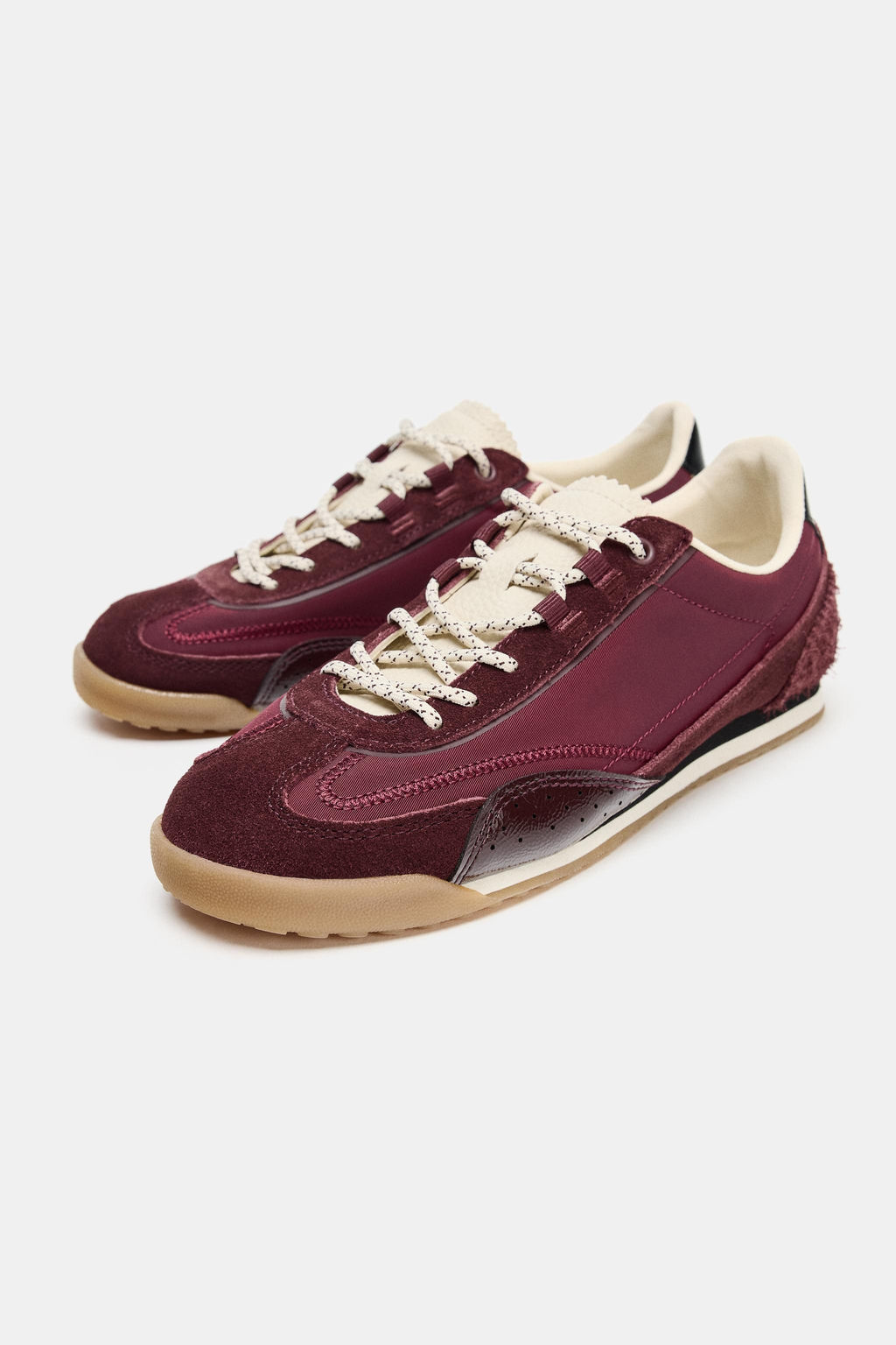 DEPORTIVA CONTRASTE / Rojo Burgundy - Zara фото 2