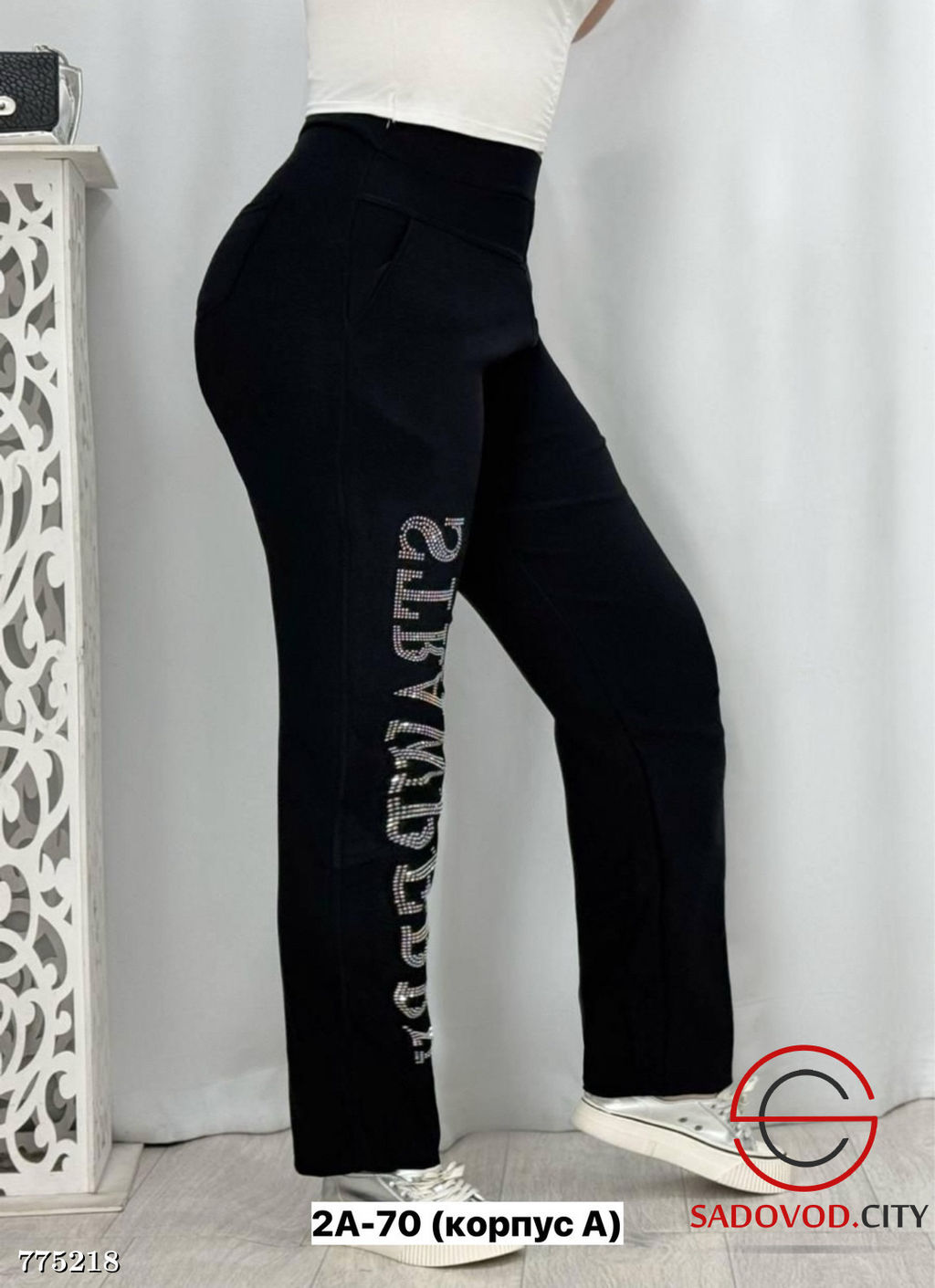 Брюки со стразами женские - Bruno фото 3