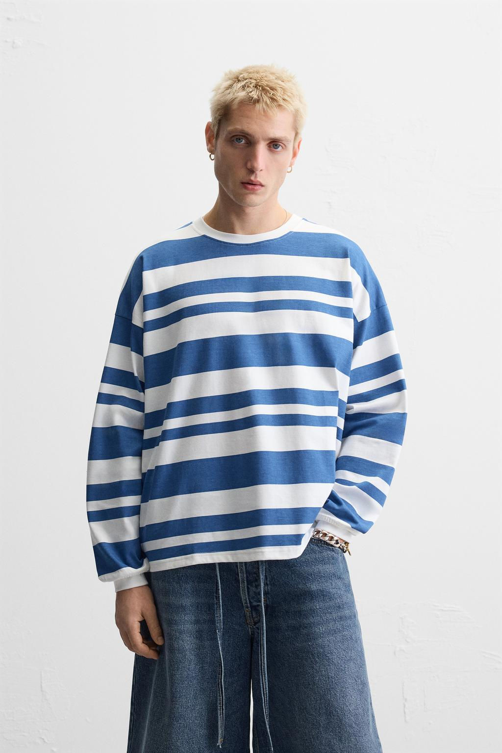NUMBER STRIPE T-SHIRT - Zara фото 2
