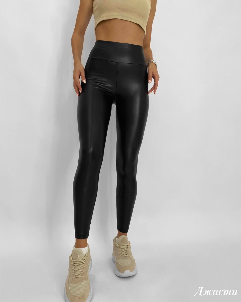 Лосины Джасти (чёрный) Турция - Nadi bordo фото 2