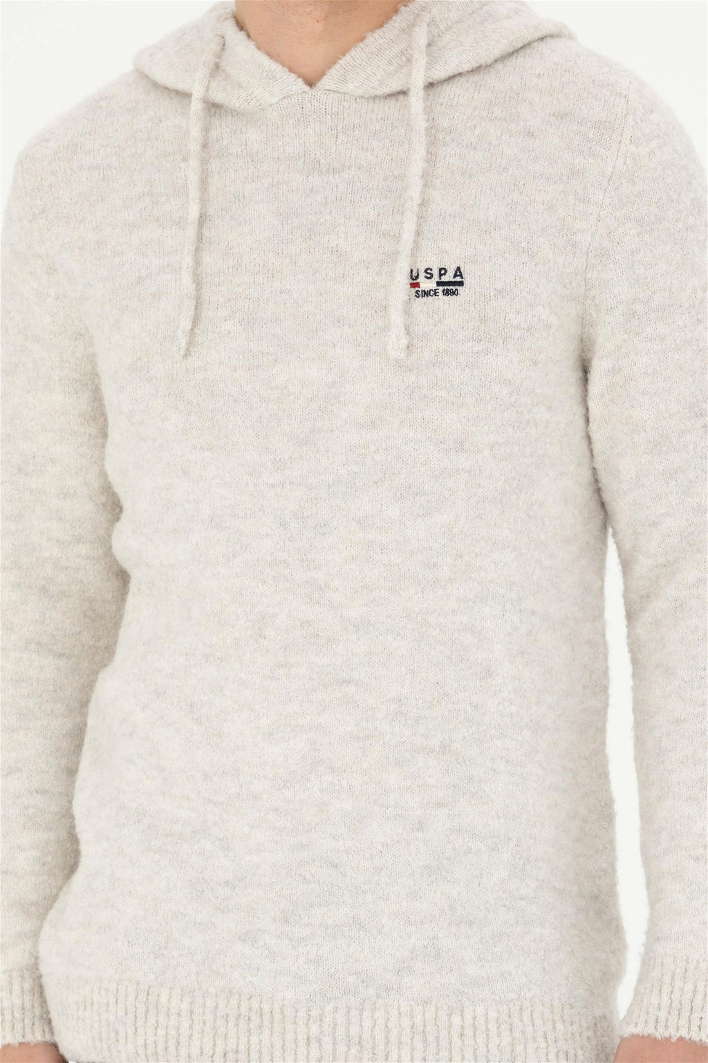 Мужской свитер из каменного меланжа - U.s. polo assn фото 6