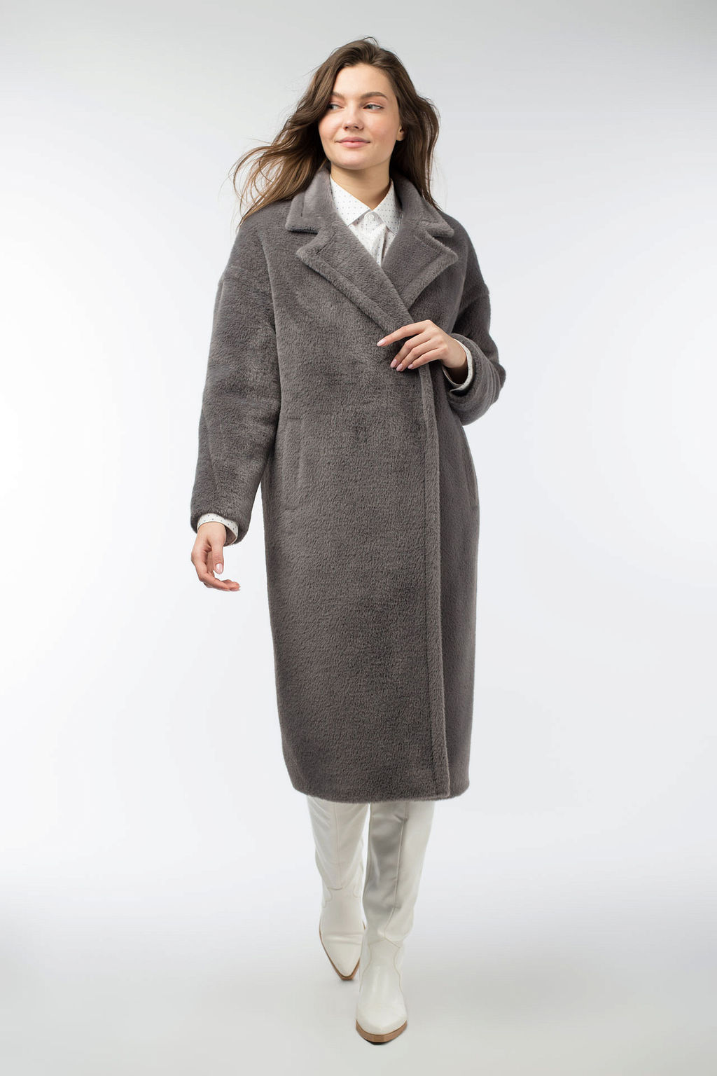 02-3026 Пальто женское утепленное - El podio фото 12