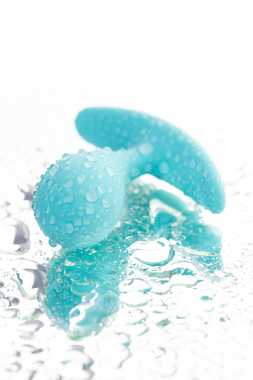 Анальная втулка ToDo by Toyfa Blob, силикон, мятный, 5,5 см, 2,1 см