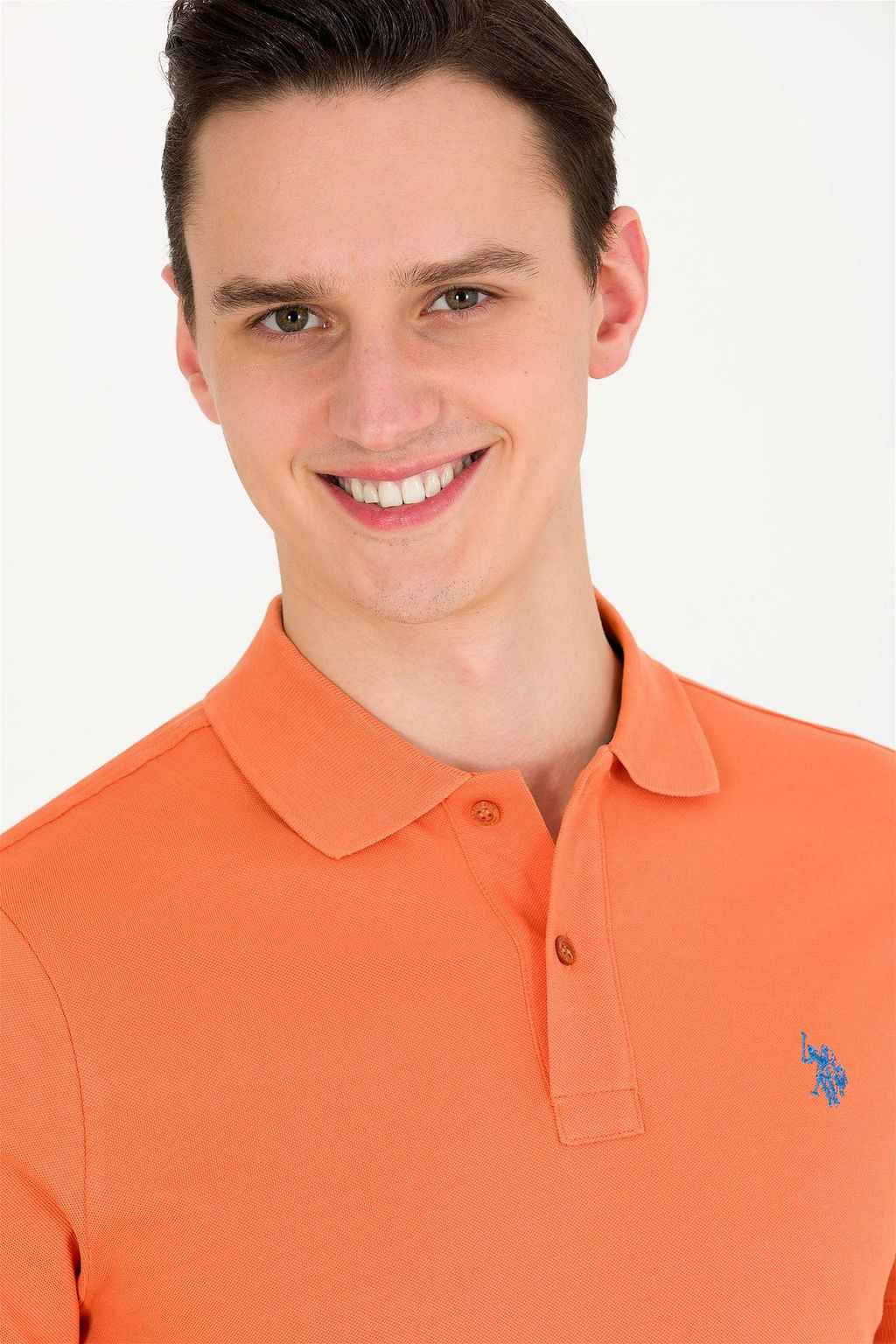 U. S. Polo Assn Мужская базовая футболка с воротником поло и плиткой - U.s. polo assn фото 8