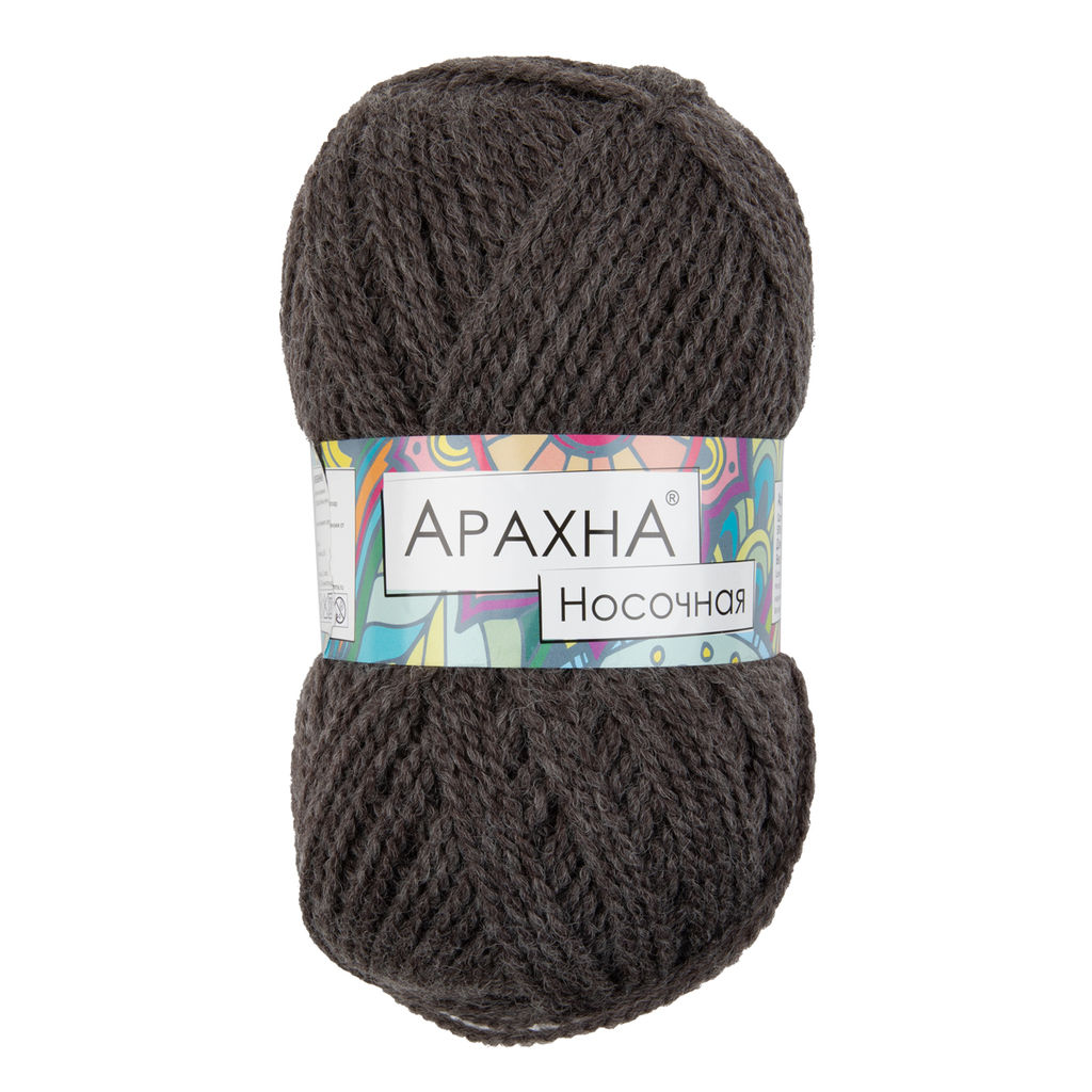 Пряжа ARACHNA Носочная 50% шерсть, 50% акрил 5 шт. х 100 г 250 м