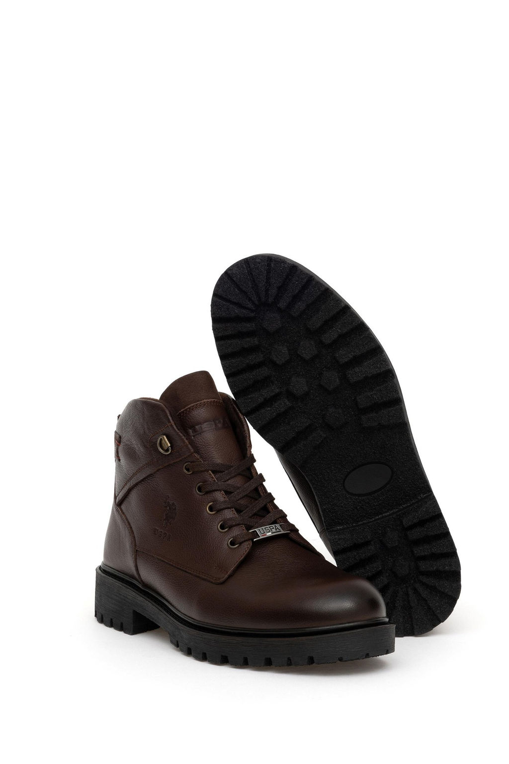 U. S. Polo Assn / Мужские коричневые ботинки - U.s. polo assn фото 5