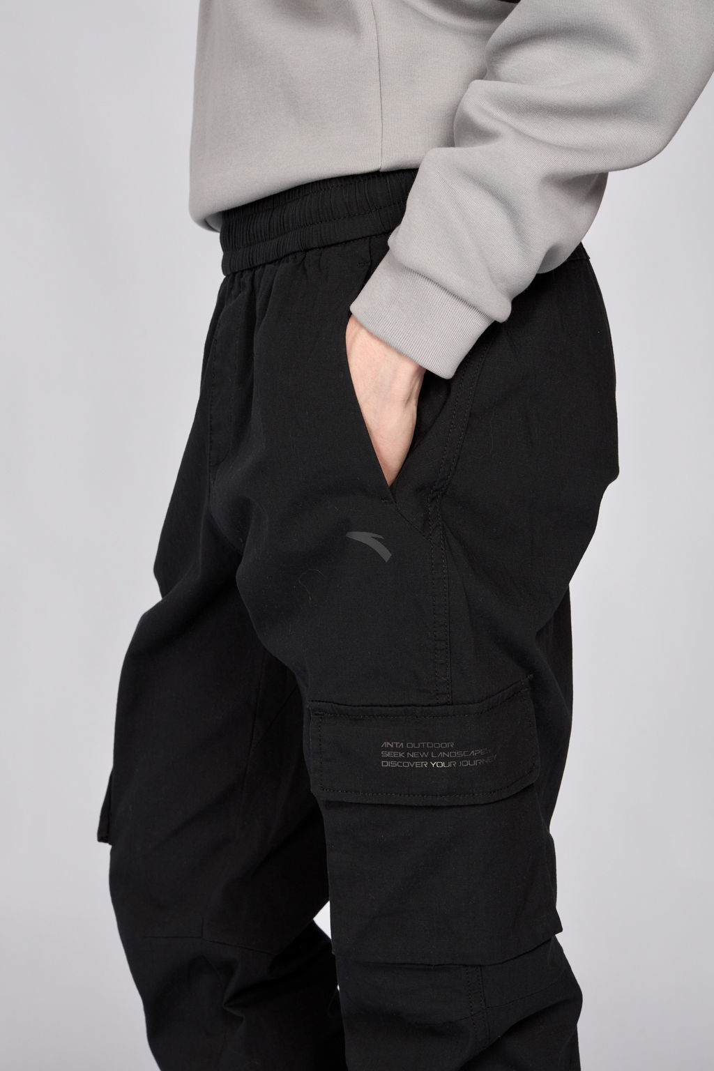 Брюки текстильные Черный - Anta фото 6