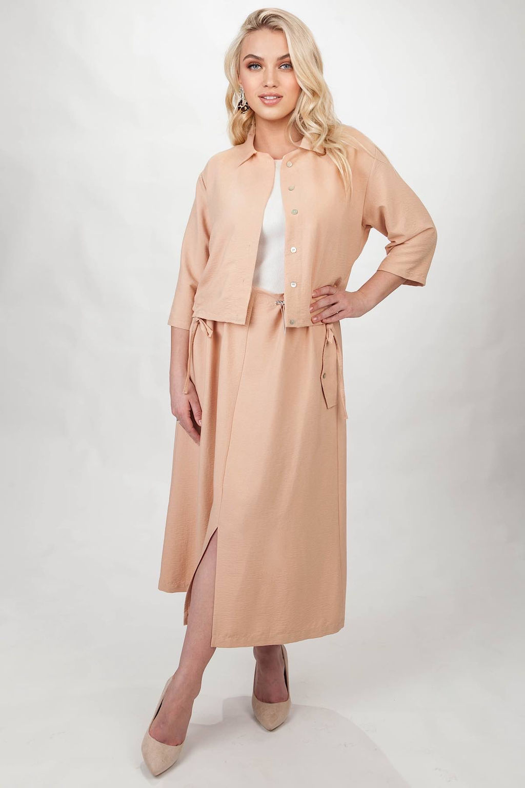 Блуза женская 4387/02/Персиковый - Rise фото 5