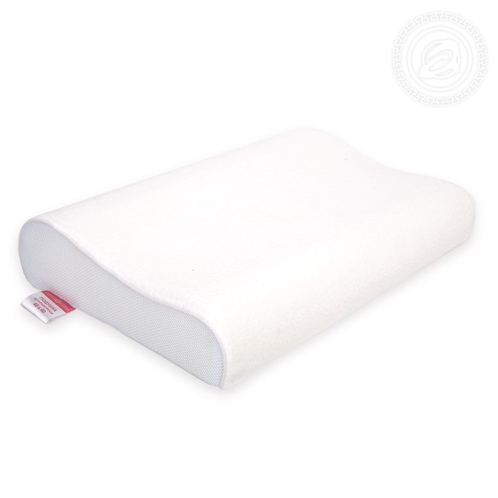Ортопедическая подушка (Memory Foam Pillow) 60*40*12/1 шт.