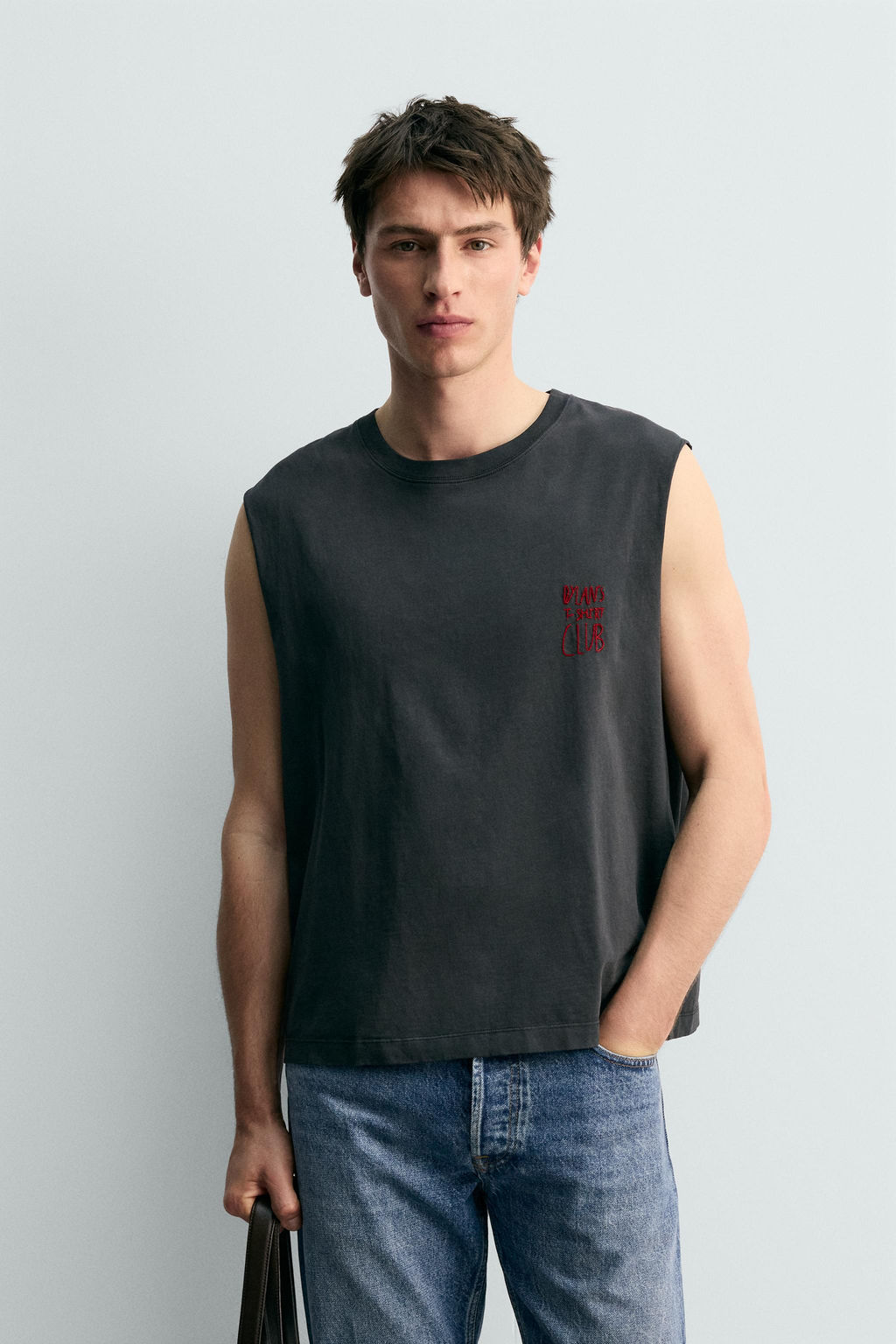 CAMISETA ILUSTRACI?N JURASSIC PARK UCS LLC AND AMBLIN  X DYLAN?S T-SHIRT CLUB X ZARA / Antracita oscuro  фото 2
