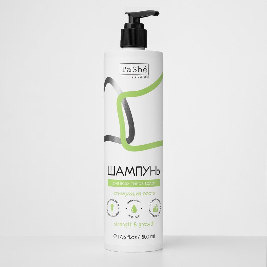 Tashe professional Шампунь для волос Strength & Growth Стимуляция роста (tsh14_500) 500мл