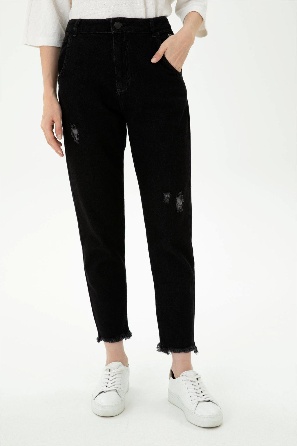 U. S. Polo Assn Женские черные джинсовые брюки - U.s. polo assn фото 8