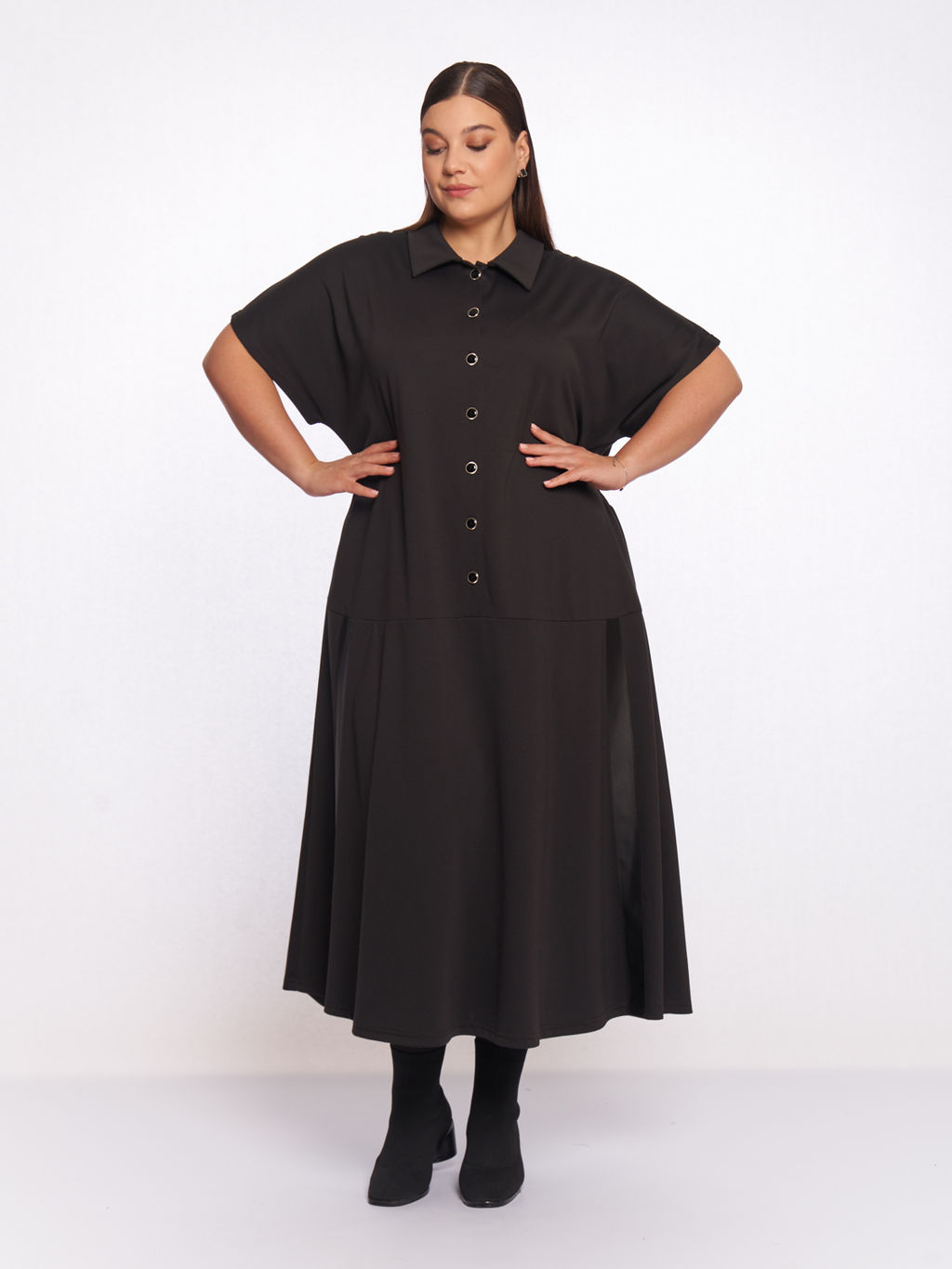 Платье двухстороннее PP54506BLK01