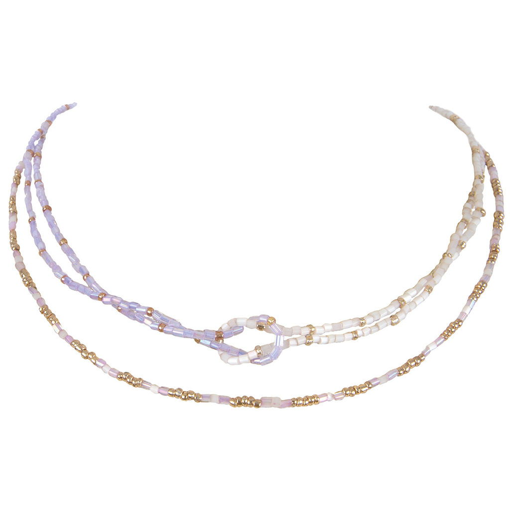 Klart набор для бисероплетения 11-502 Чокеры. Сиреневый орнамент