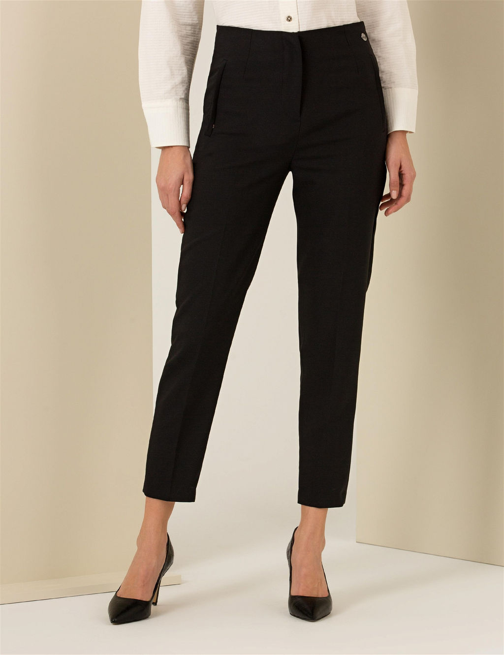 Siyah Carrot Fit Kuma_ Pantolon - Pierre cardin фото 2