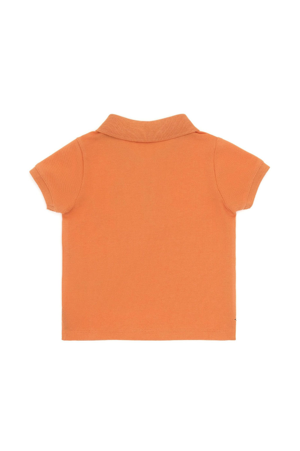 Оранжевая базовая футболка для мальчика - U.s. polo assn фото 3
