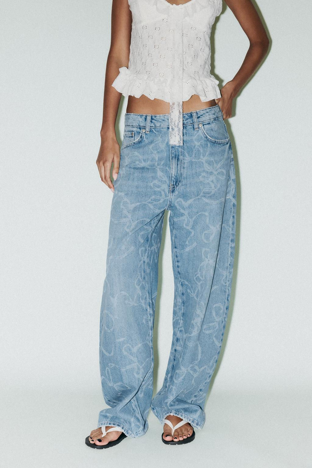 MID-RISE BAGGY TRF JEANS - Zara фото 3