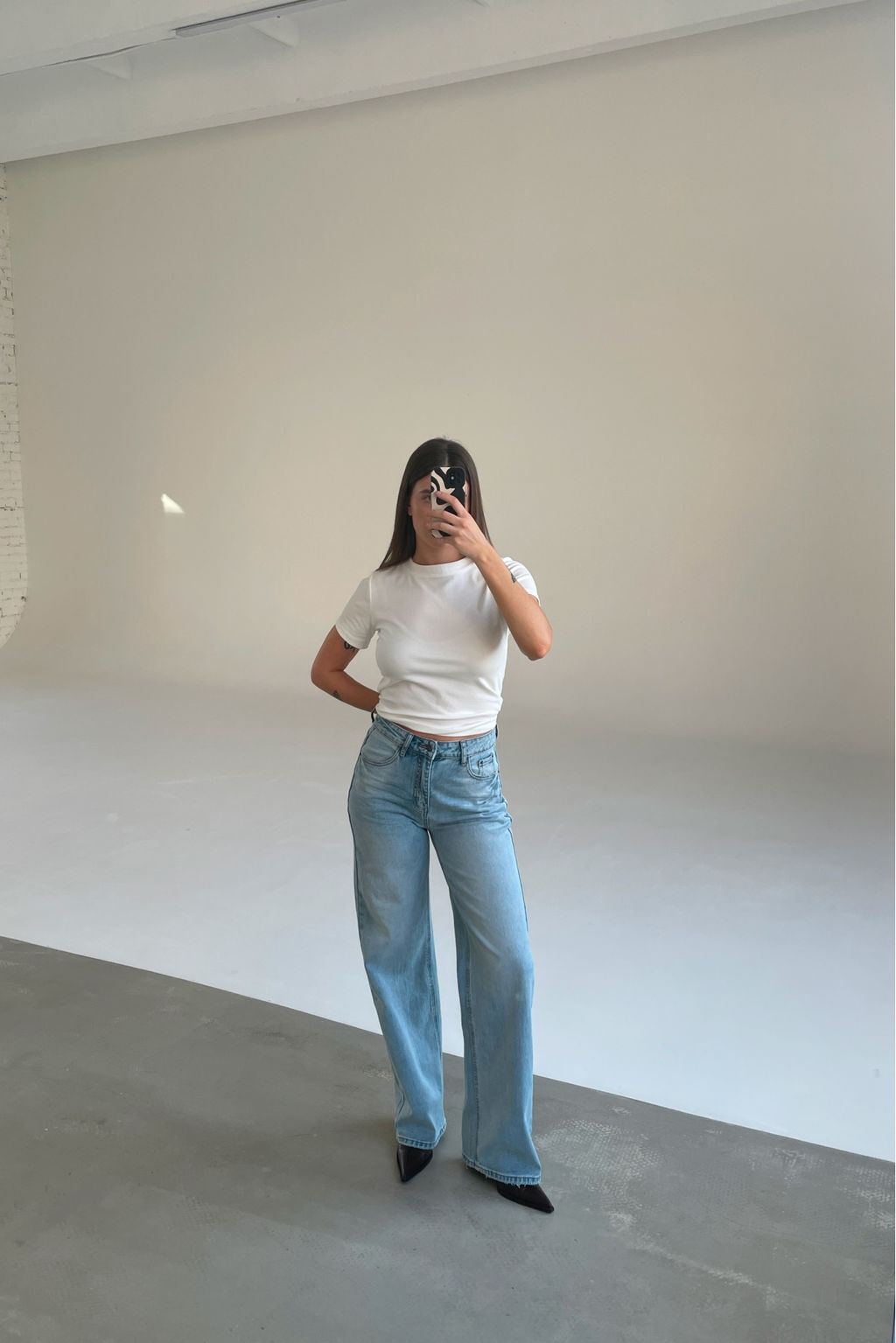 Джинсы прямые Классический голубой - Erist store фото 2