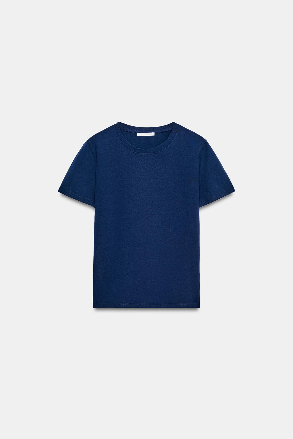 CAMISETA R?STICA ALGOD?N / Marino - Zara фото 5