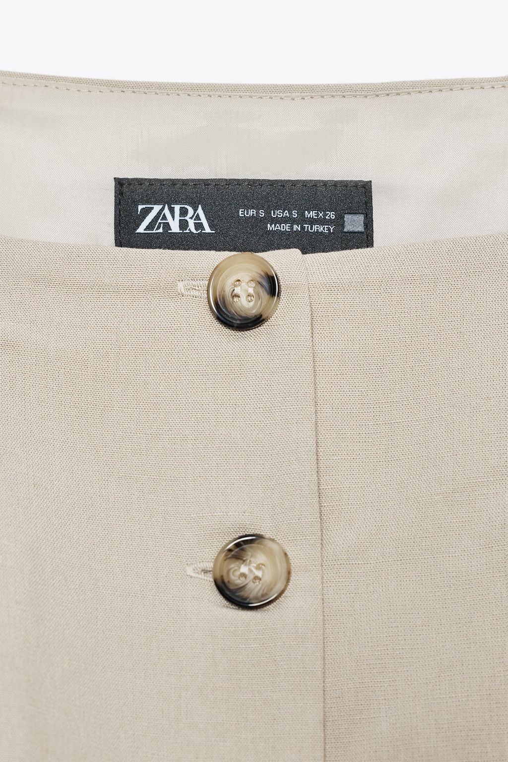 PLEATED SKIRT MIDI WAISTCOAT DRESS - Zara фото 6