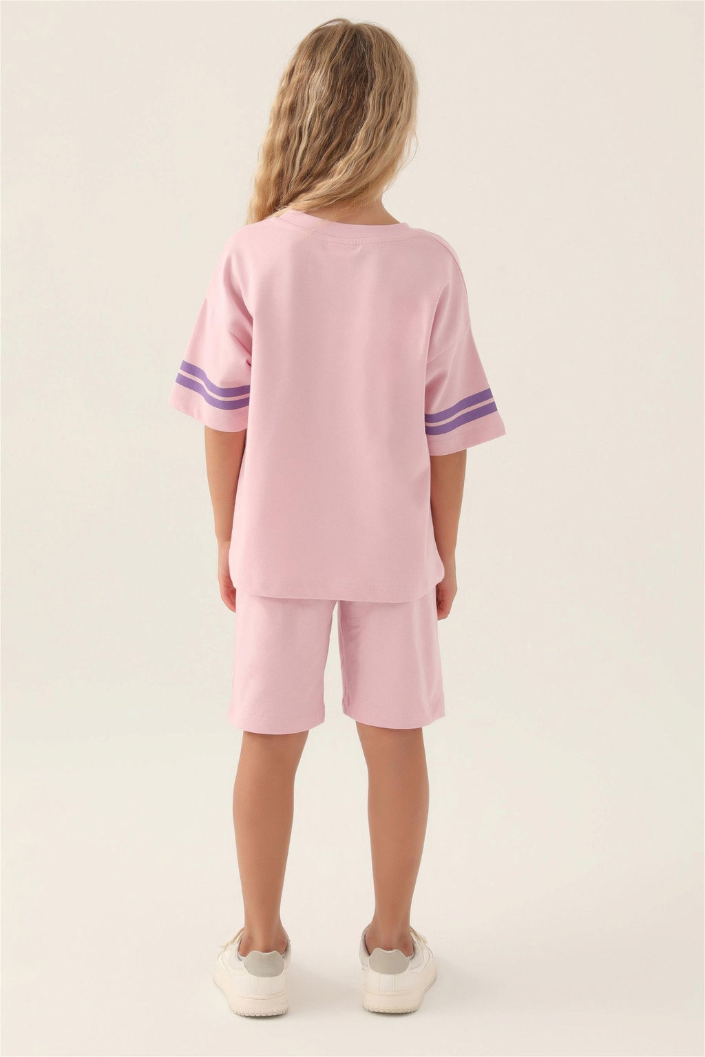 Пижамный комплект пудрово-розового цвета для девочки - U.s. polo assn фото 4