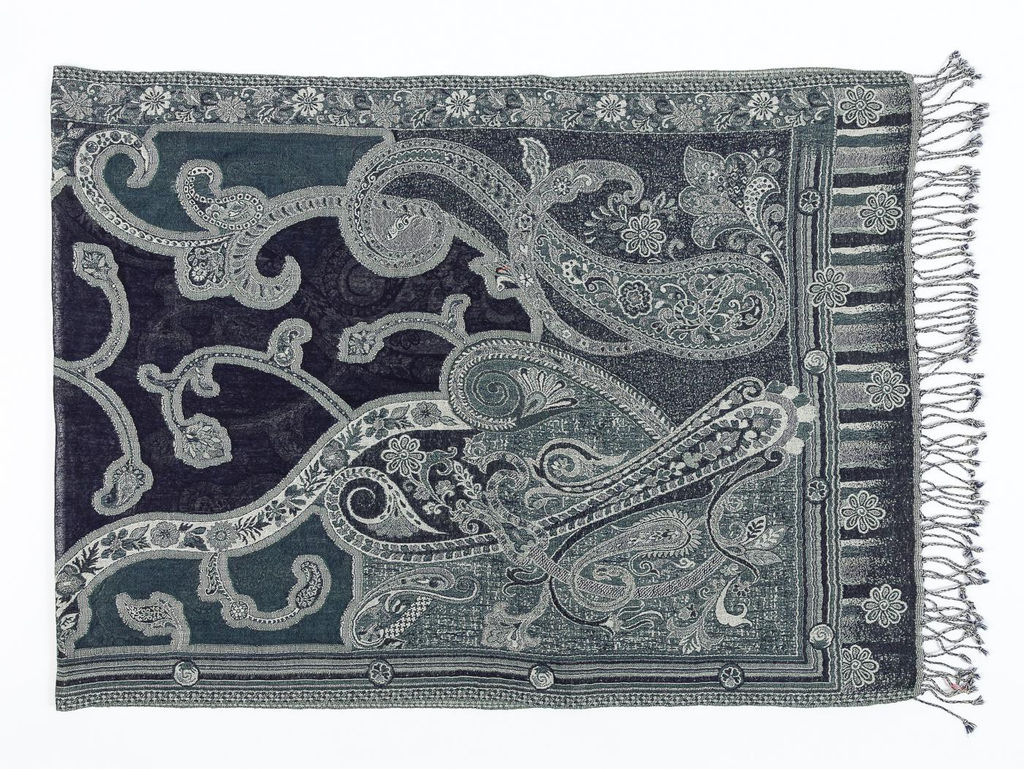 Палантин (шерсть100%)в ассортименте № Тк700/75 - Ганг фото 2