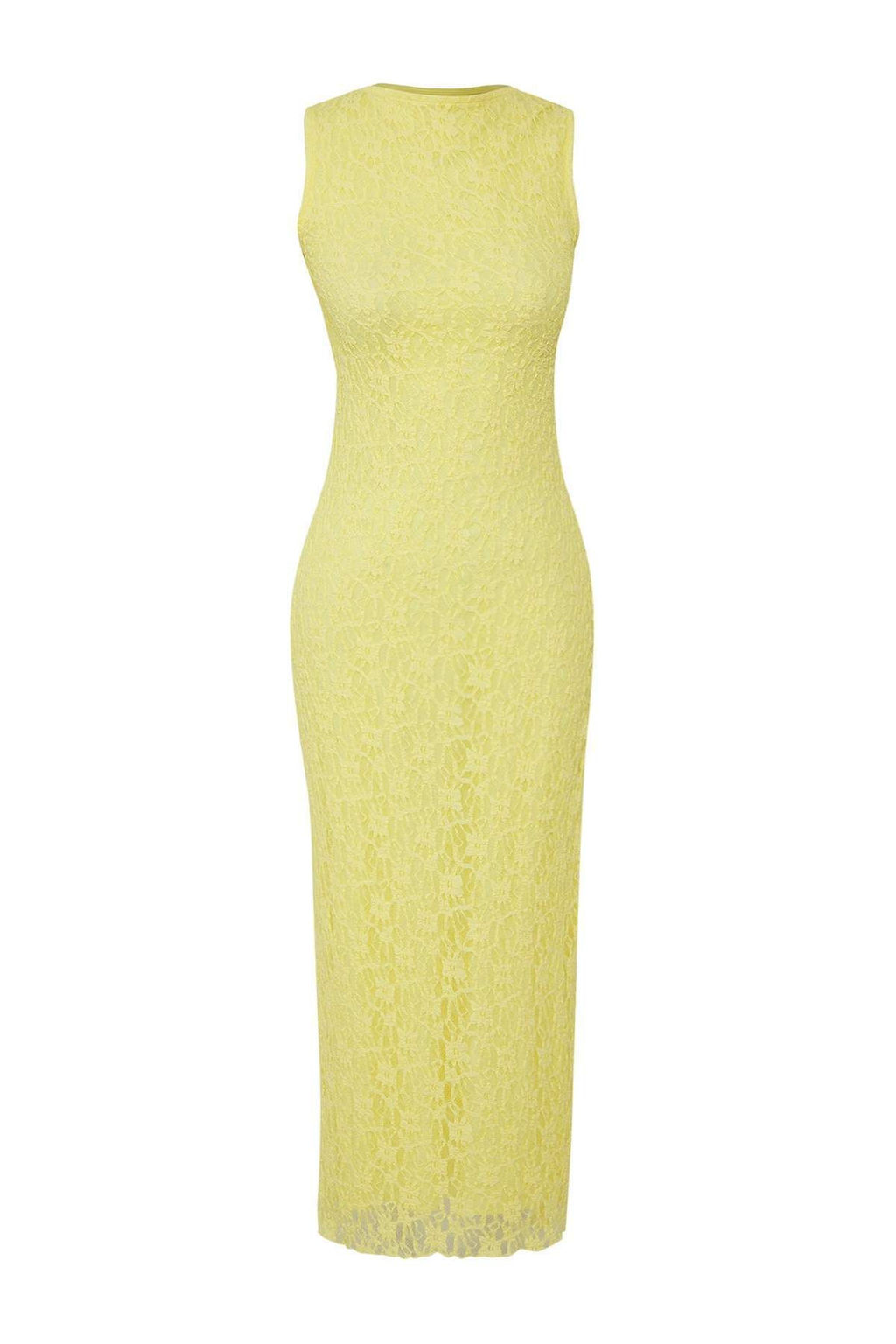 TRENDYOLMILLA Limited Edition Kahverengi Dantel Bodycon S?rt Dekolteli Esnek Orme Elbise TWOSS25EL00485  фото 5