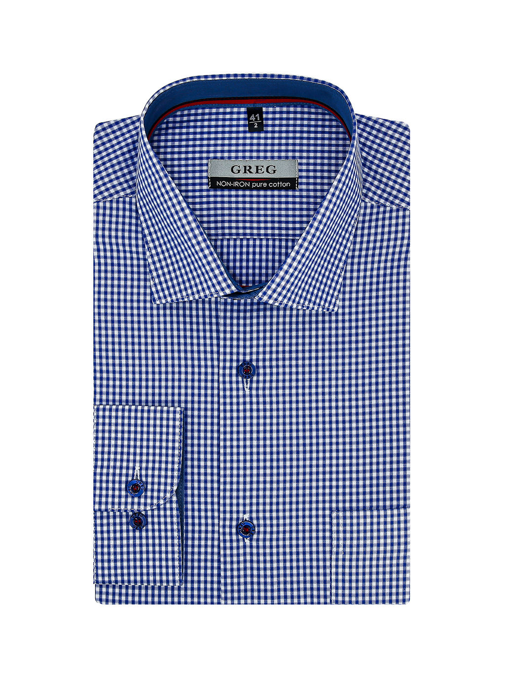 Сорочка мужская длинный рукав GREG 215/111/6737/1p  фото 2