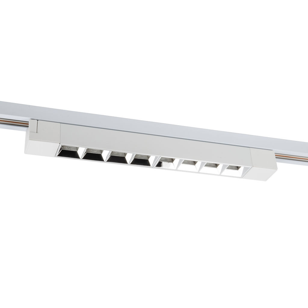 ULB-Q282 20W/4000K WHITE Светильник-прожектор светодиодный трековый. Линейный. 1600 Лм. Белый свет (4000К). Корпус белый. ТМ Volpe