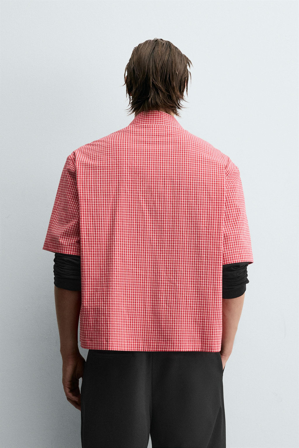 CHECKED RELAXED FIT SHIRT - Zara фото 3