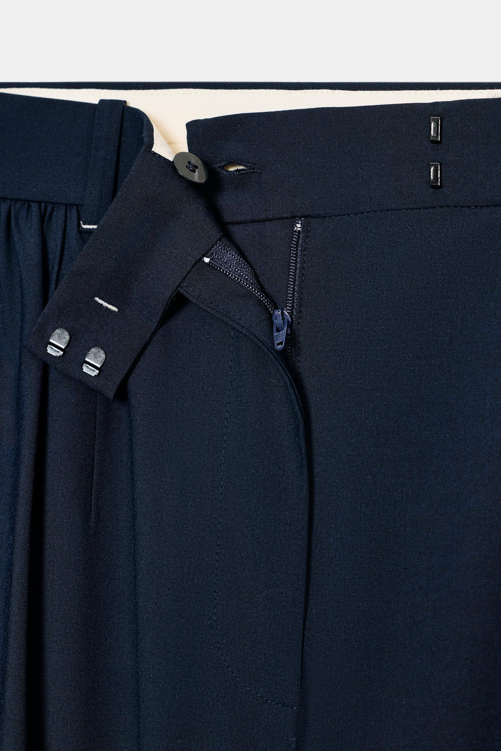 ZW COLLECTION PLEATED WIDE-LEG TROUSERS - Zara фото 7