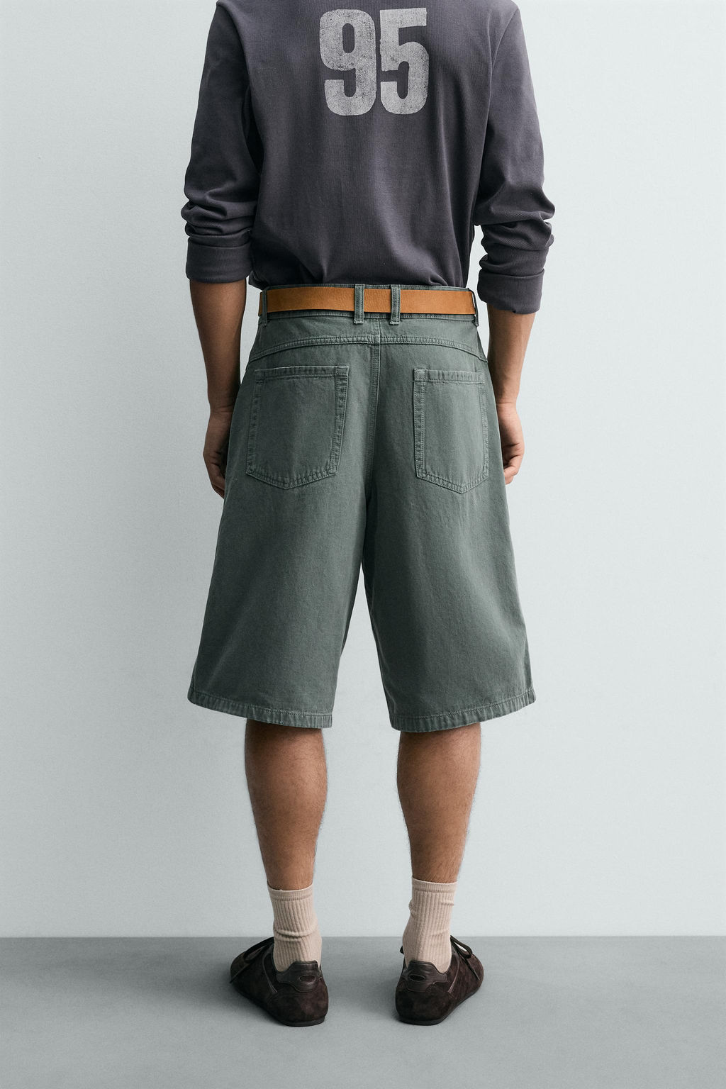 RELAXED FIT LIMITED EDITION BERMUDA SHORTS - Zara фото 3