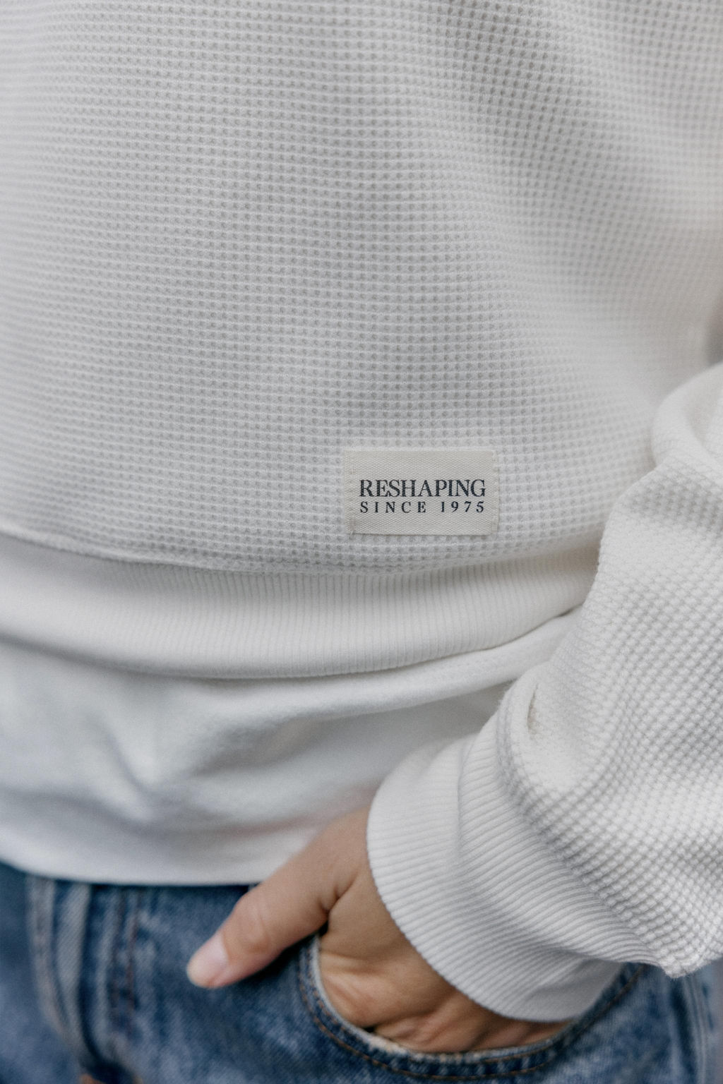 WAFFLE T-SHIRT WITH LABEL - Zara фото 4