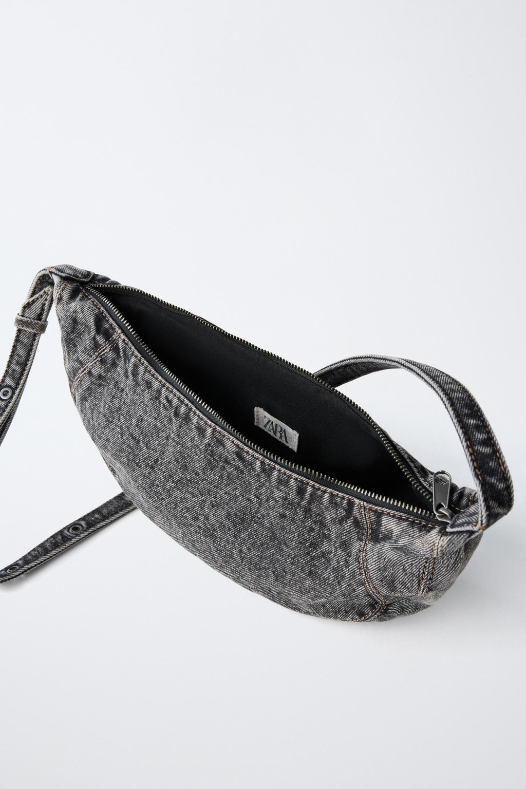 SHOULDER DENIM LAVADO / Gris - Zara фото 4