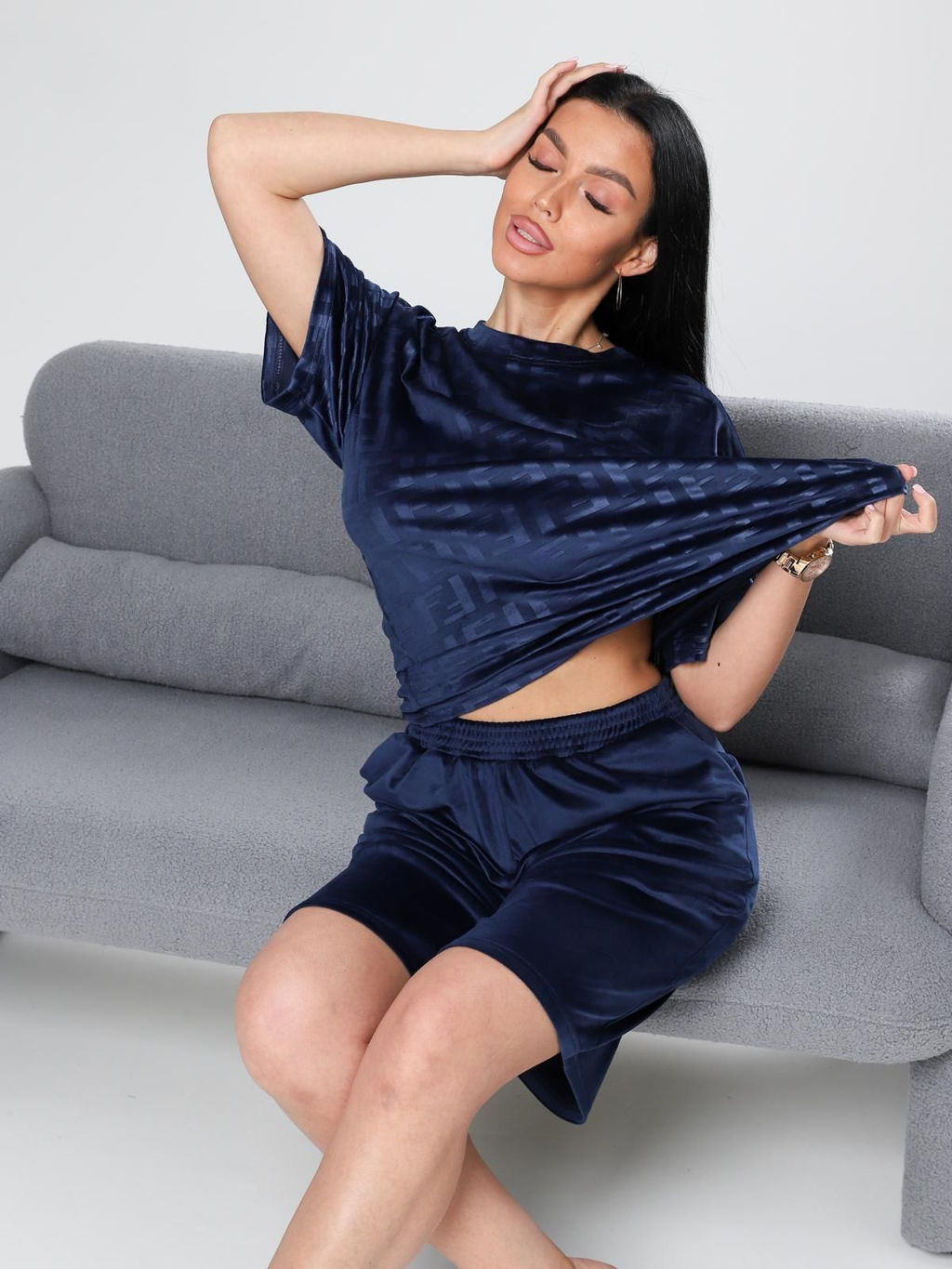 IV-CAPRIZ Чиэра-Жаккард - костюм из велюра с лайкрой  фото 12