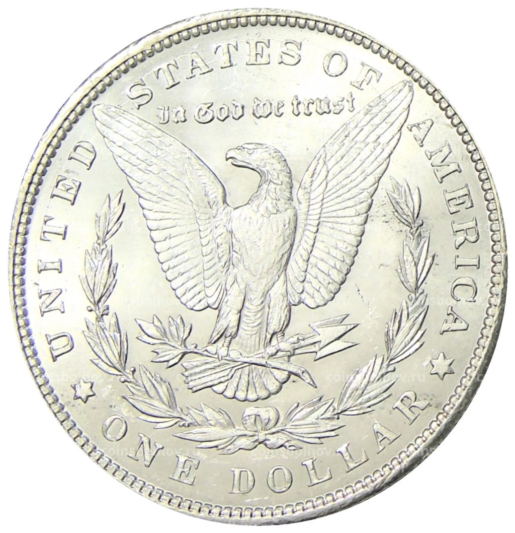 Монета 1 доллар 1900 года США Доллар Моргана