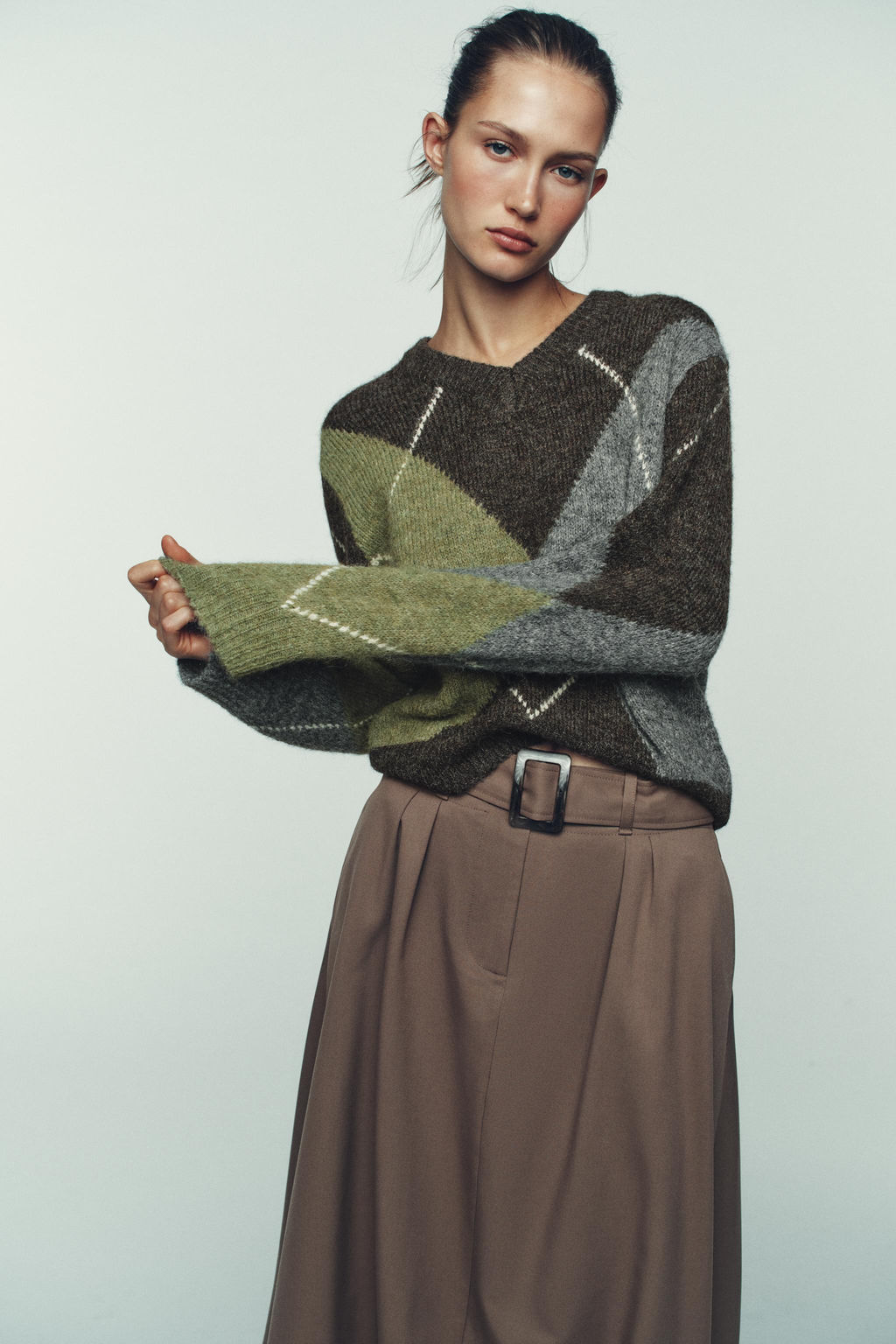 DIAMOND KNIT JUMPER - Zara фото 2