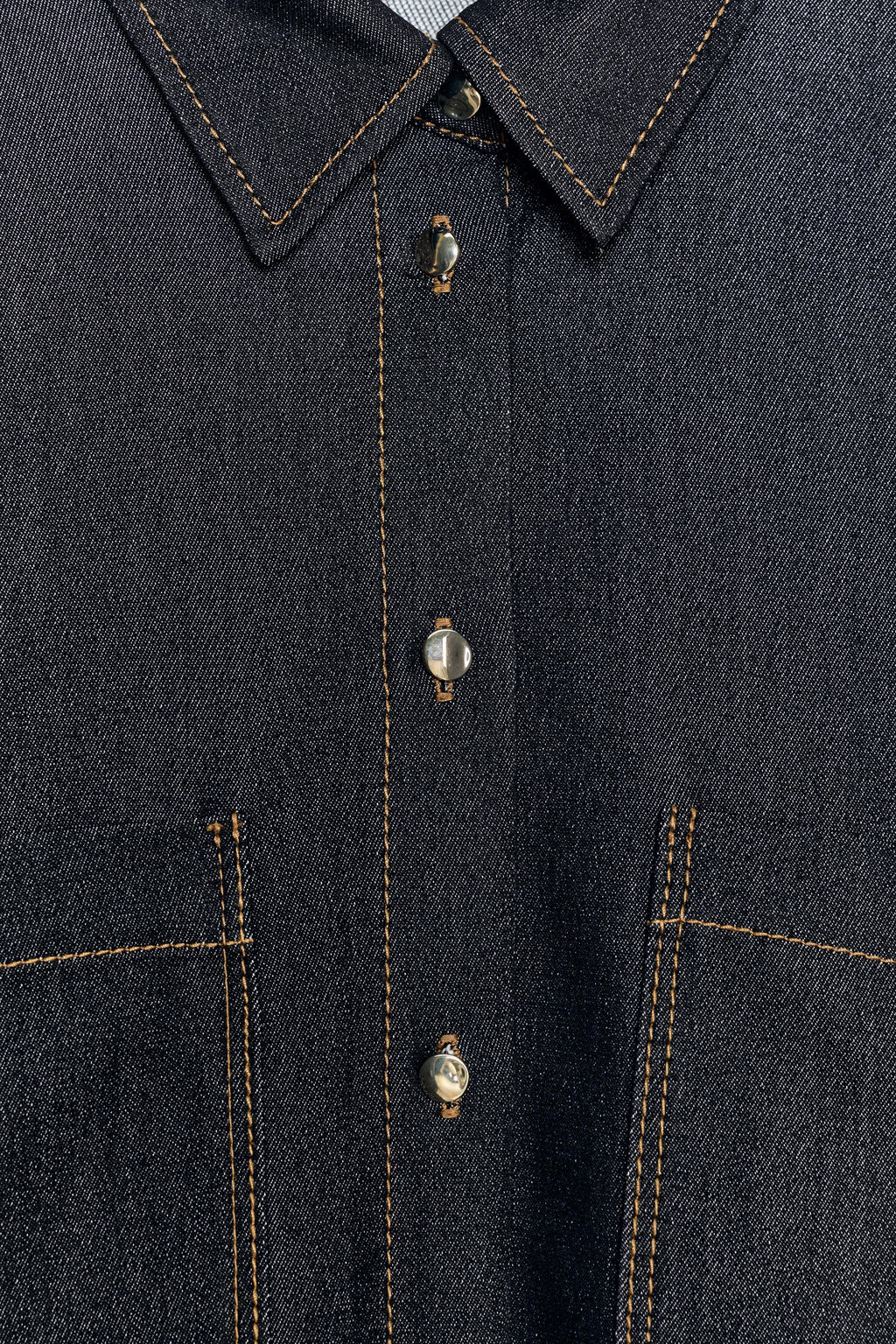 OVERSIZE SHIRT WITH CONTRAST STITCHING - Zara фото 8