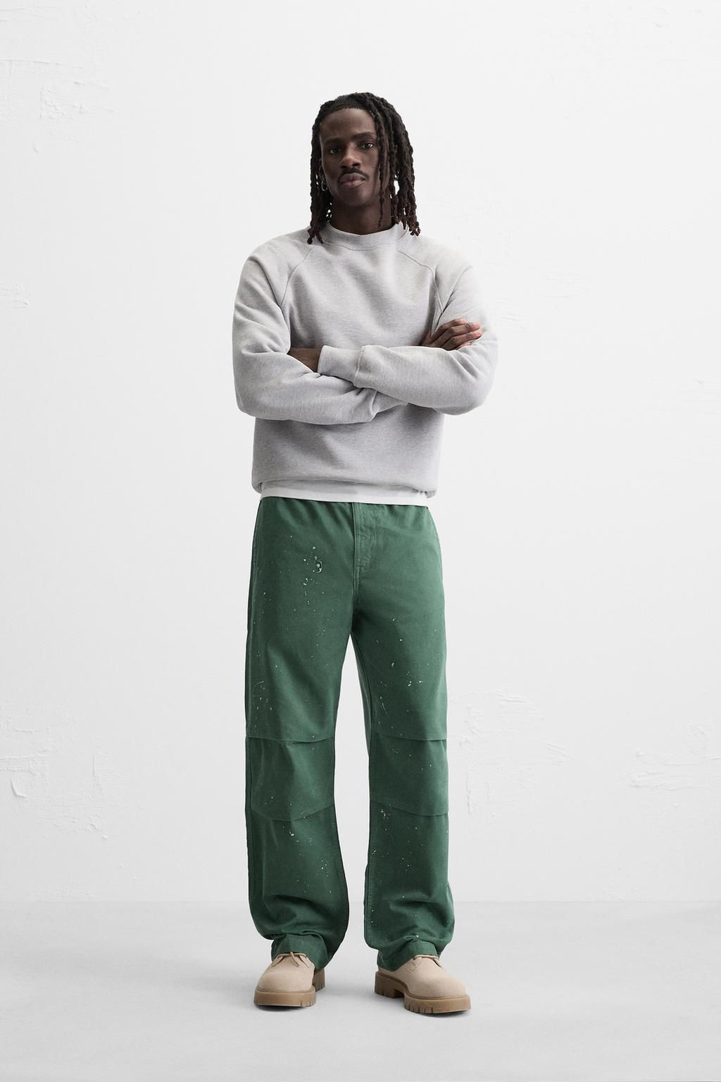 PARACHUTE PRINT TROUSERS