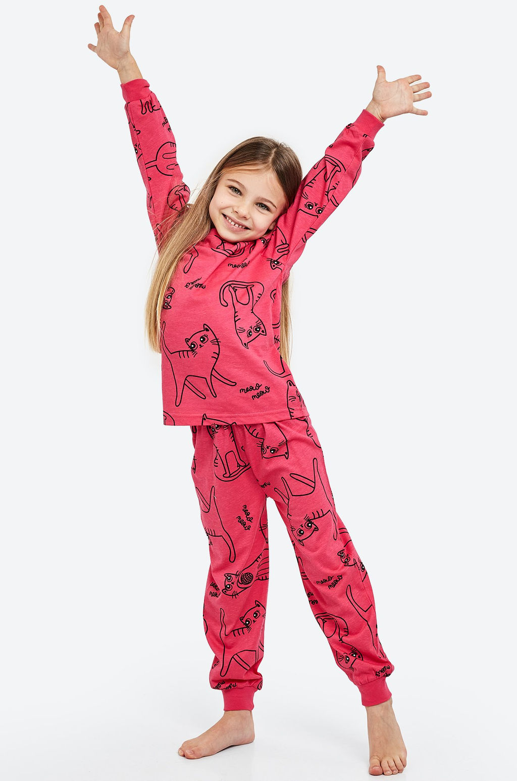 Хлопковая пижама для девочки Happyfox