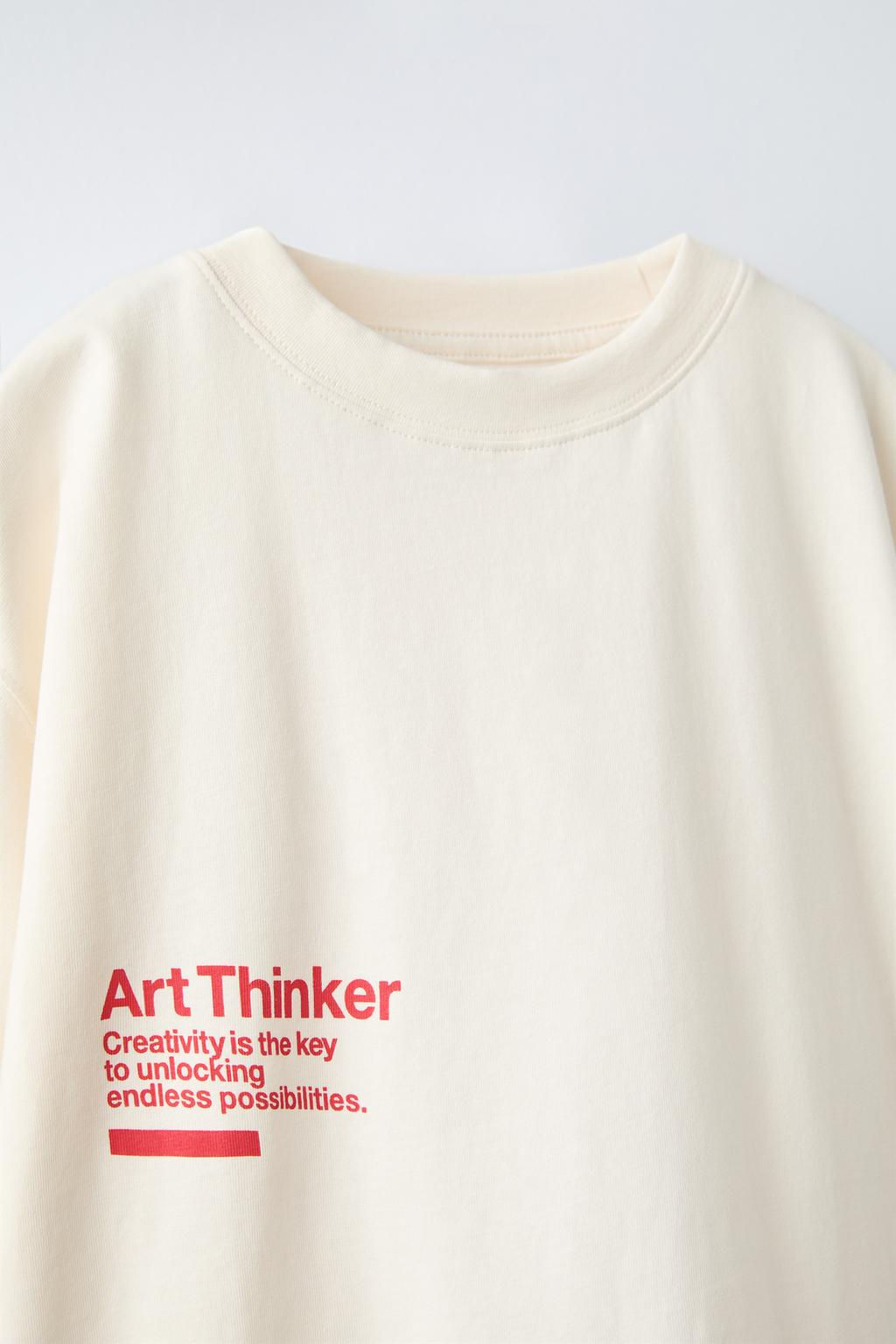 ART THINKER T-SHIRT - Zara фото 3