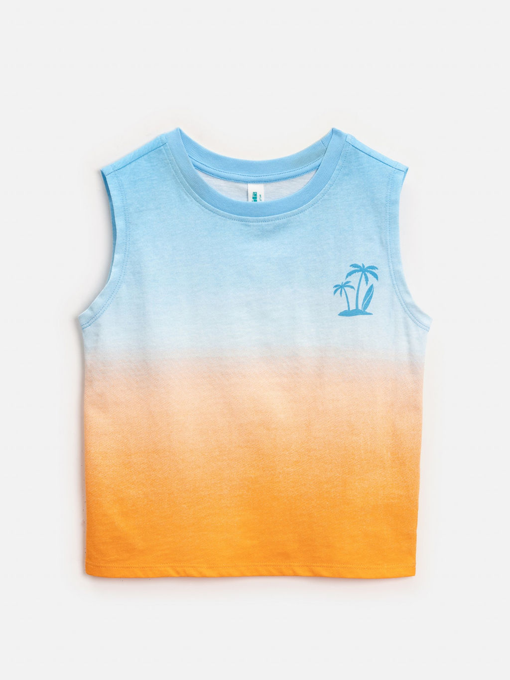 ACOOLA / Мaйка детская для мальчиков Hogan голубой принт  фото 3