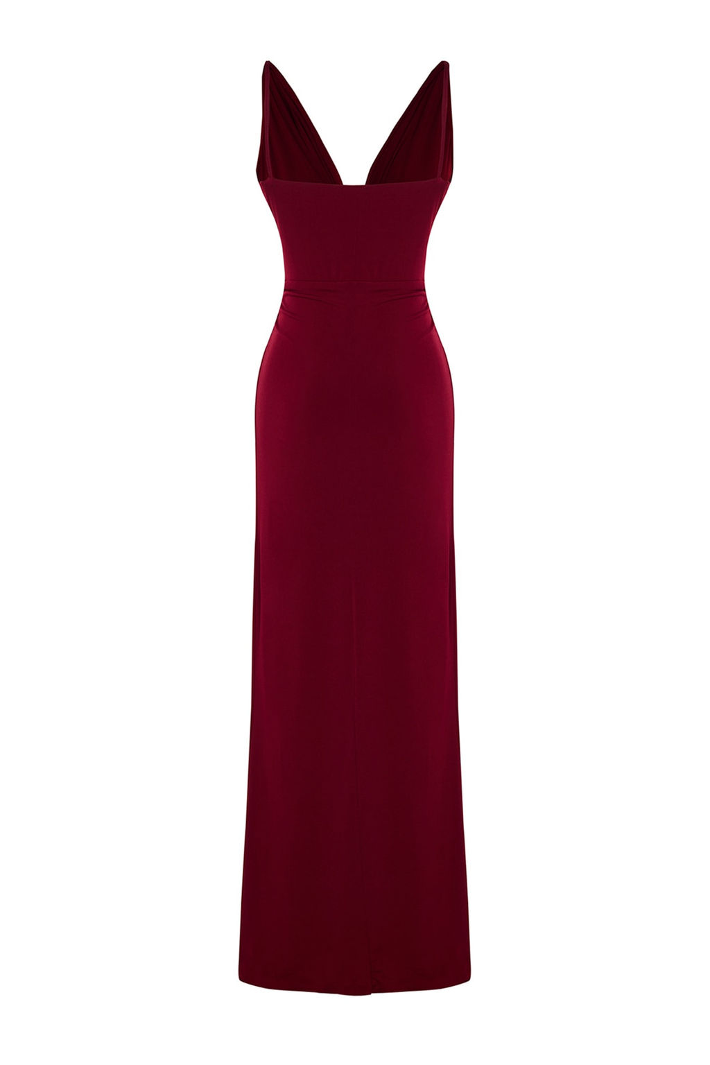 TRENDYOLMILLA Mor Astarl? Orme Uzun S?k Abiye Elbise TPRSS19UT0099  фото 8