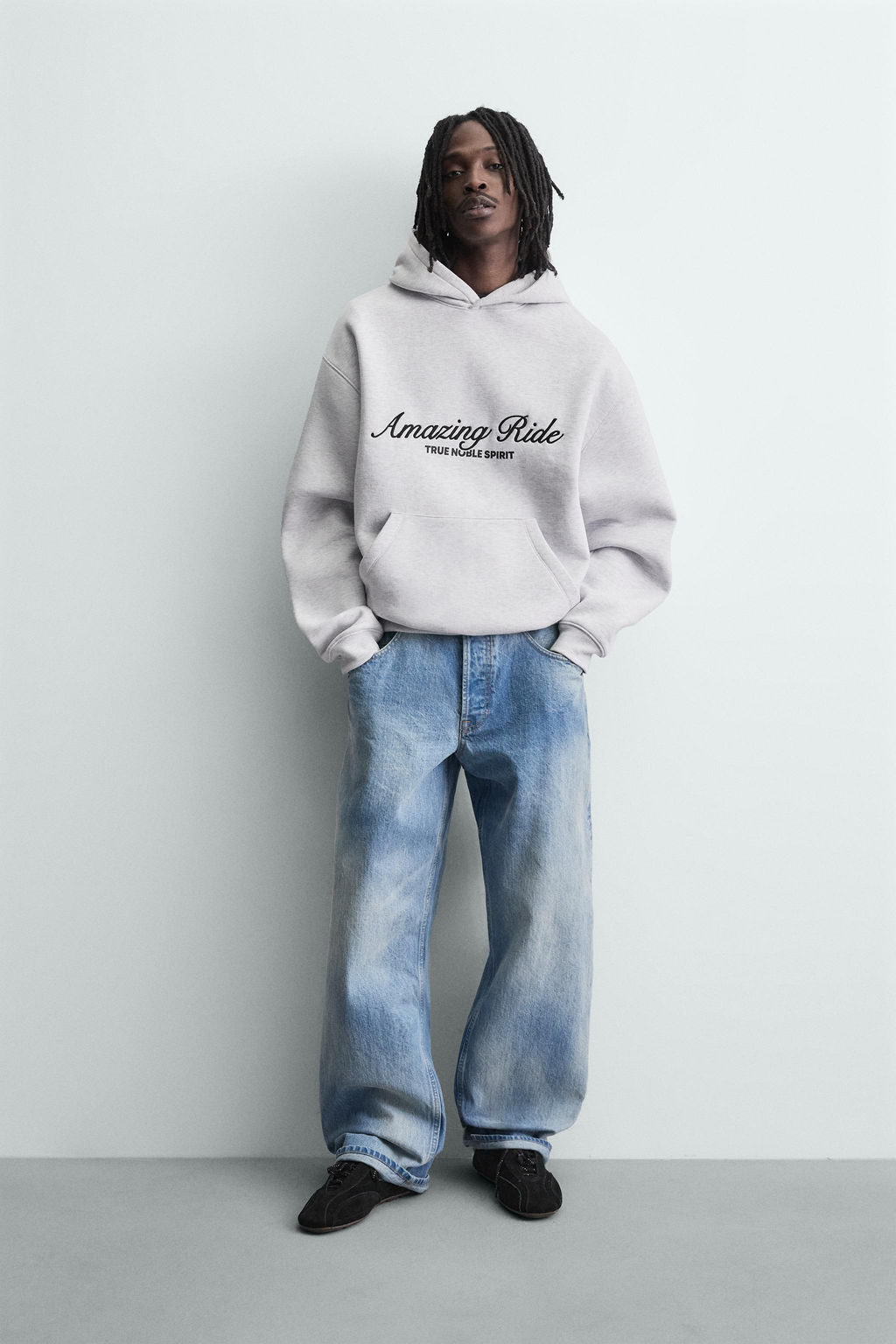 COMBINED SLOGAN SWEATSHIRT - Zara фото 9