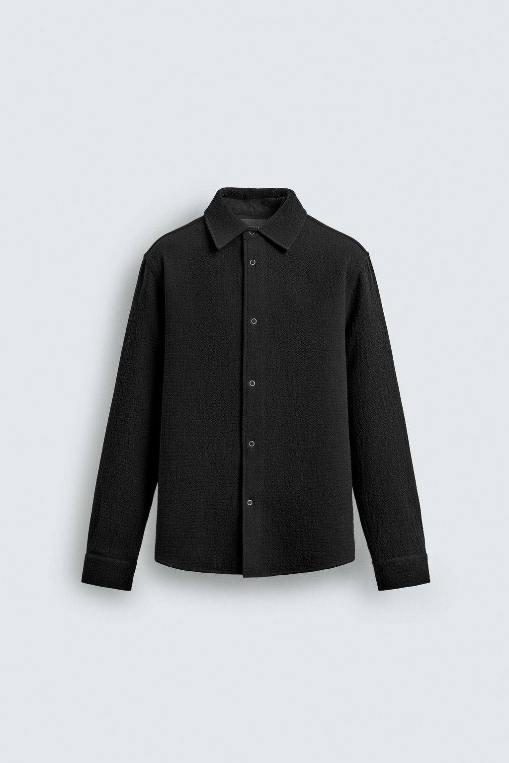 TEXTURED RELAXED FIT OVERSHIRT - Zara фото 8