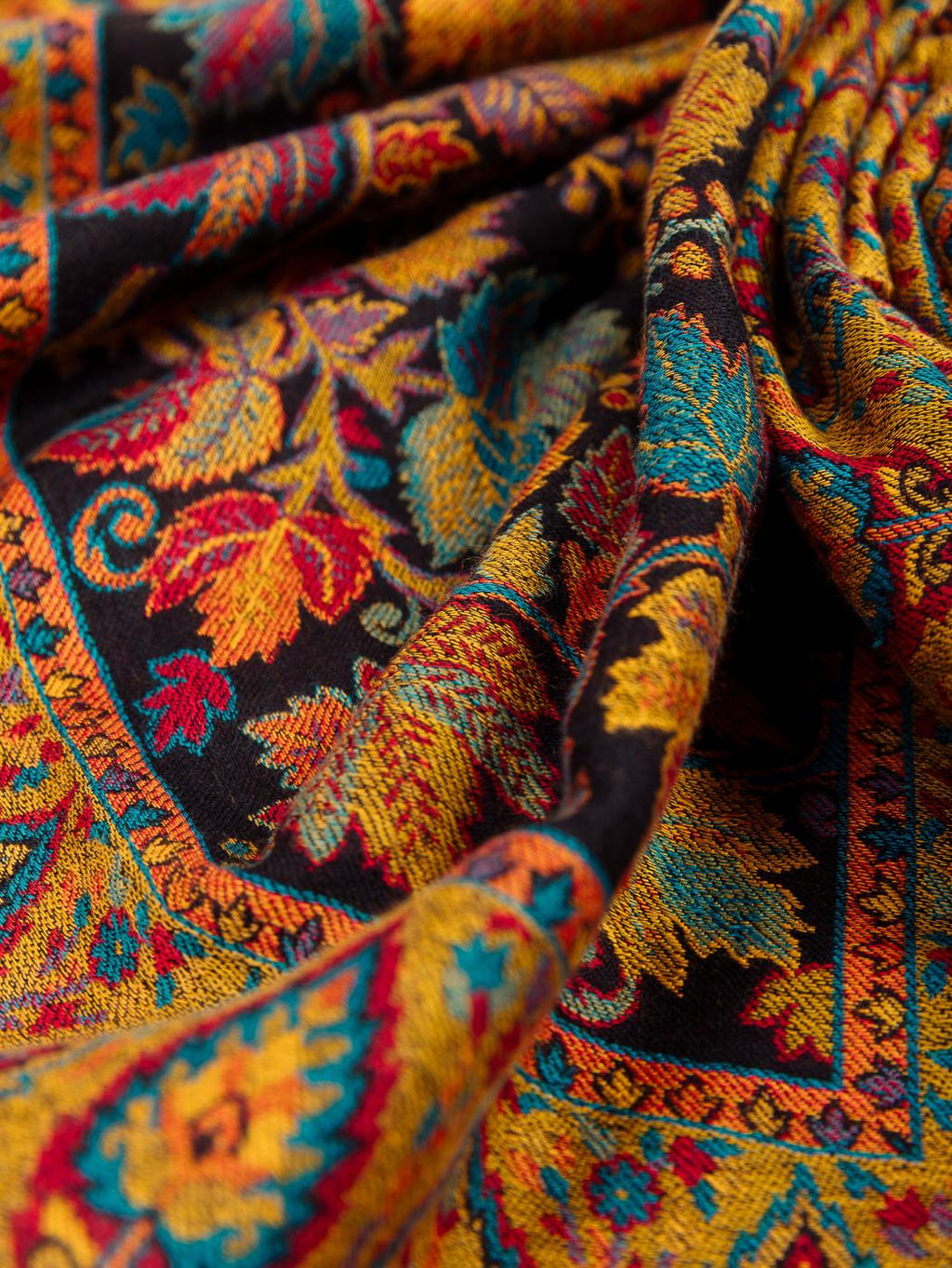 Палантин в ассортименте кашемир кади № Тк1005/34 - Ганг фото 3