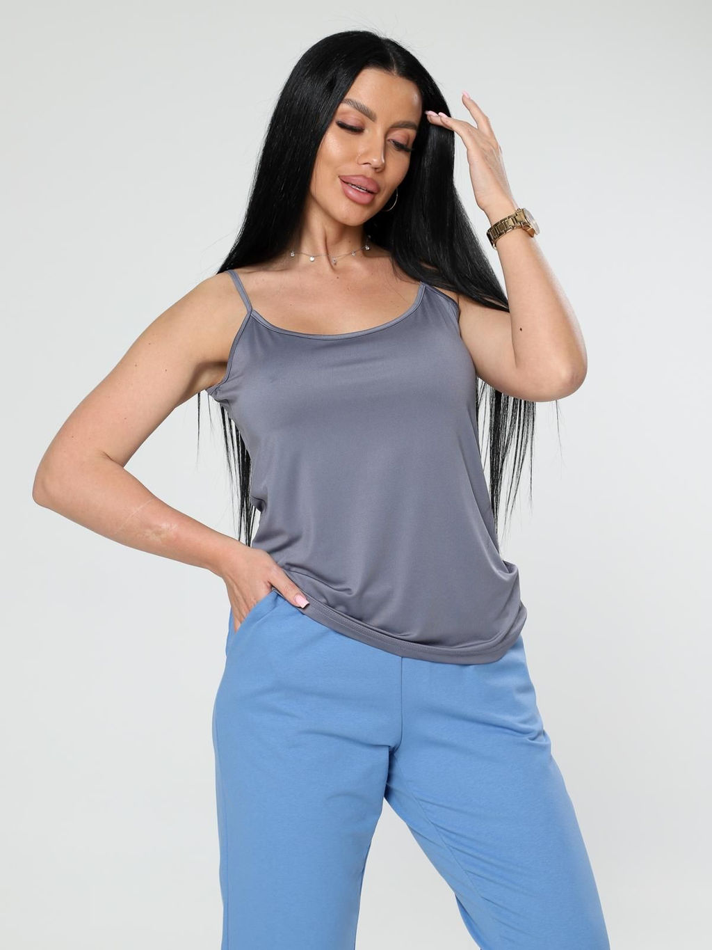 IV-CAPRIZ Джимена - топ из ткани масло  фото 12