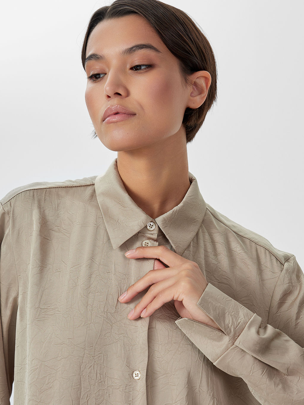Блузка женская бежевая - Mark formelle фото 5