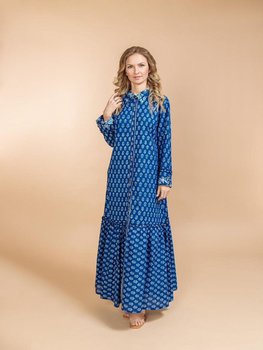 Платье (хлопок) №25-582-3 - Ганг фото 3